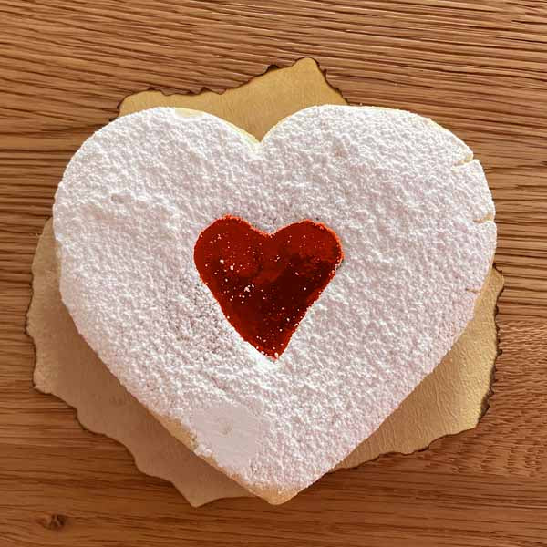 Heart Jam Cookie